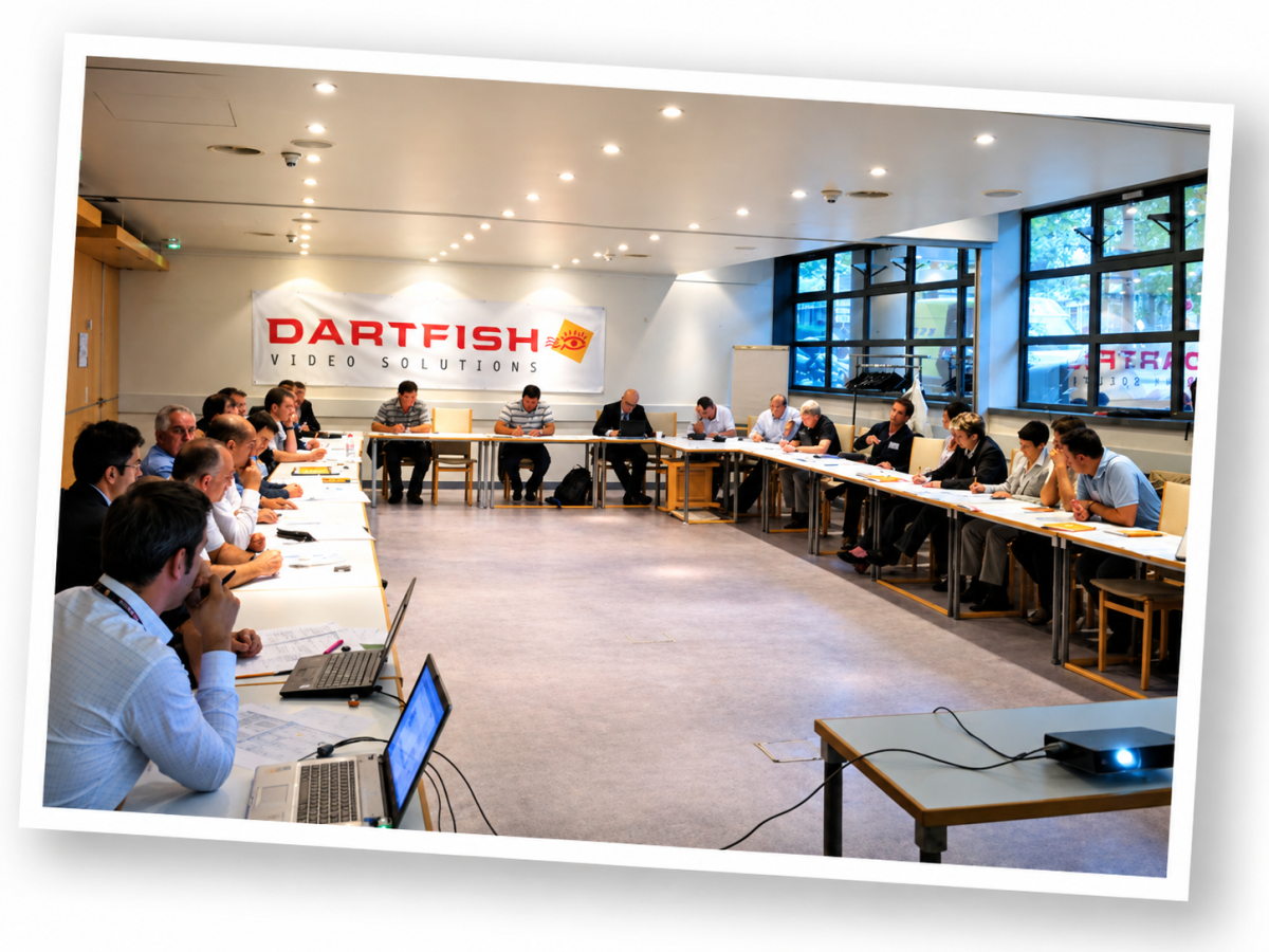 Meeting held at the French National Olympic and Sports Committee (CNOSF) with representatives of sports federations using Dartfish solutions, aimed at developing synergies, sharing experiences and strengthening collaboration around video analysis.